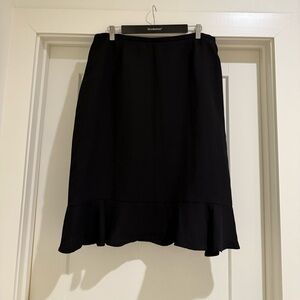 NWOT JM Collection Black Skirt
